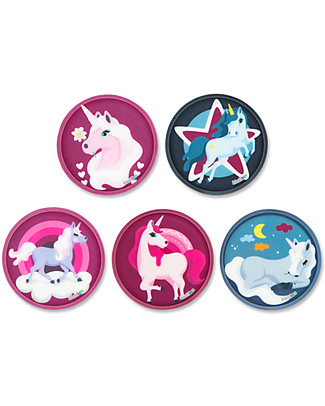 ergobag Set of 5 Kletties - Unicorn - Renew and Personalize Your Backpack Large Backpacks
