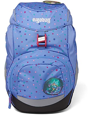 ergobag Set of School Backpack, Sport Bag, Hard Case, Pencilcase and 5 Kletties - AdoraBearl Large Backpacks
