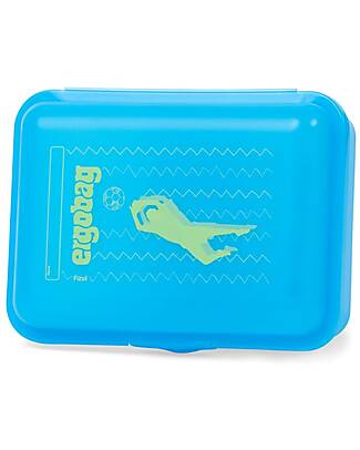 ergobag Soccer Lunchbox - Blue - 13x18 cm Food Containers