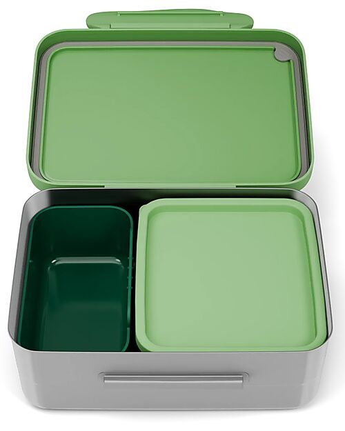 ergobag Stainless Lunch Box - Jungle - 17x7x14 cm Snack Boxes