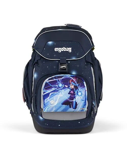 ergobag Zippies Led - Superhero - Customize Your Backpack! Backpack