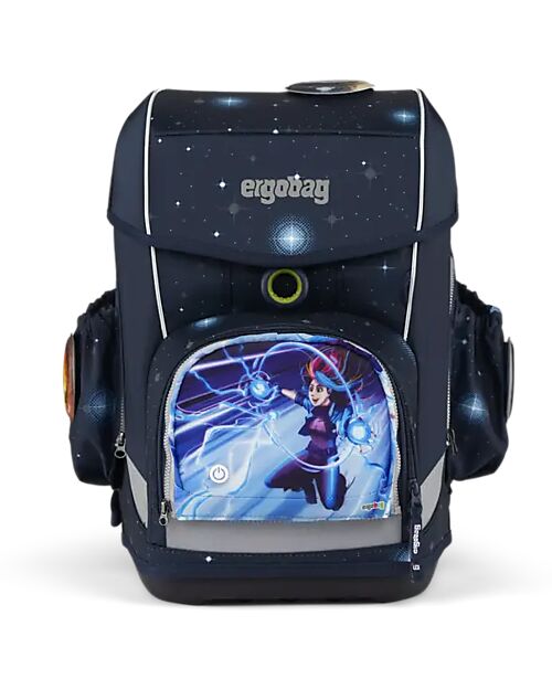 ergobag Zippies Led - Superhero - Customize Your Backpack! Backpack