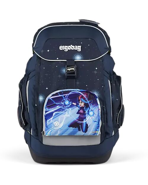 ergobag Zippies Led - Superhero - Customize Your Backpack! Backpack