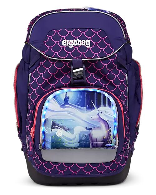 ergobag Zippies Led - Unicorn - Customize Your Backpack! Backpack