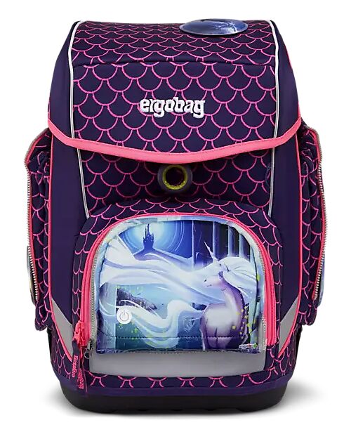 ergobag Zippies Led - Unicorn - Customize Your Backpack! Backpack