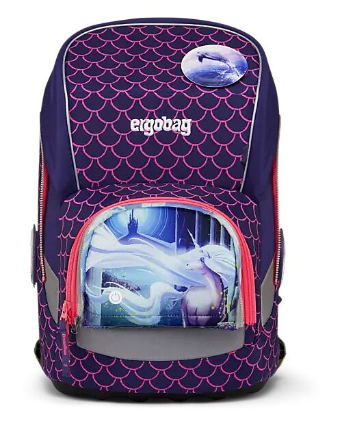 ergobag Zippies Led - Unicorn - Customize Your Backpack! Backpack