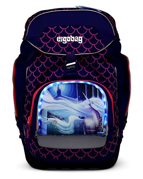 ergobag Zippies Led - Unicorn - Customize Your Backpack! Backpack