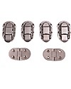 Ette Tete Convertible Montessori Learning Tower Step'n'Sit, Natural with Silver Clasp Locks Montessori Towers