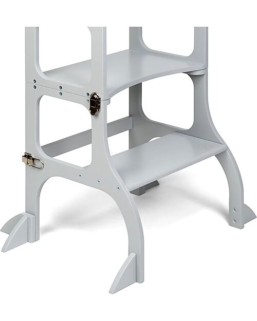 Ette Tete Extra Support Feet - Light Gray - For Montessorian Tower Step'n'Sit or Step Up Montessori Towers