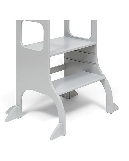 Ette Tete Extra Support Feet - Light Gray - For Montessorian Tower Step'n'Sit or Step Up Montessori Towers