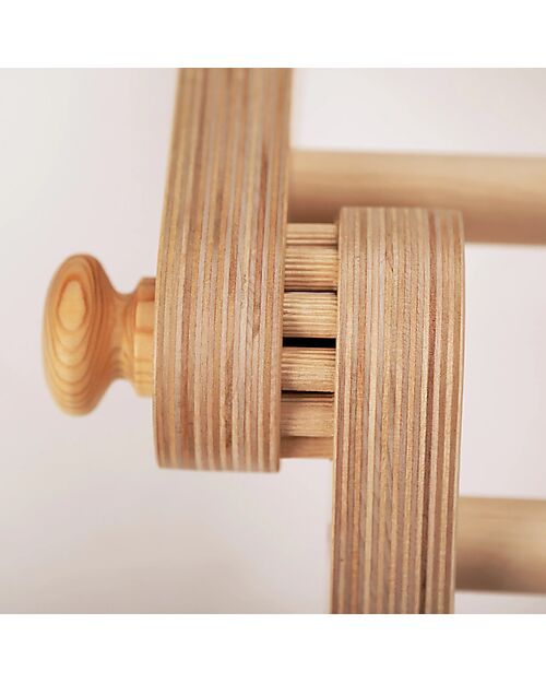 Ette Tete Fipitri Triangle with Ramp - in Wood - Natural - Safe Play for Little Climbers! Montessori Toys