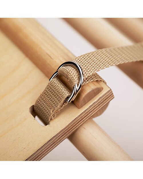 Ette Tete Fipitri Triangle with Ramp - in Wood - Natural - Safe Play for Little Climbers! Montessori Toys