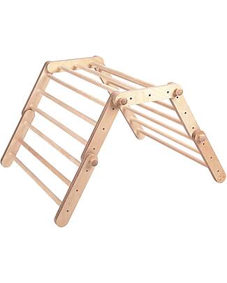Ette Tete Triangle Fipitri - in Wood - Natural - Safe Play for Little Climbers! Montessori Toys