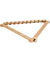 Ette Tete Wooden Balance Beam TipiToo MIDI - Natural - Jute Rope - Perfect for Babies Beginning to Stand Montessori Toys