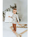 Ette Tete Wooden Balance Beam TipiToo SOLO - Natural - with Dots - Perfect for Babies Beginning to Stand Montessori Toys