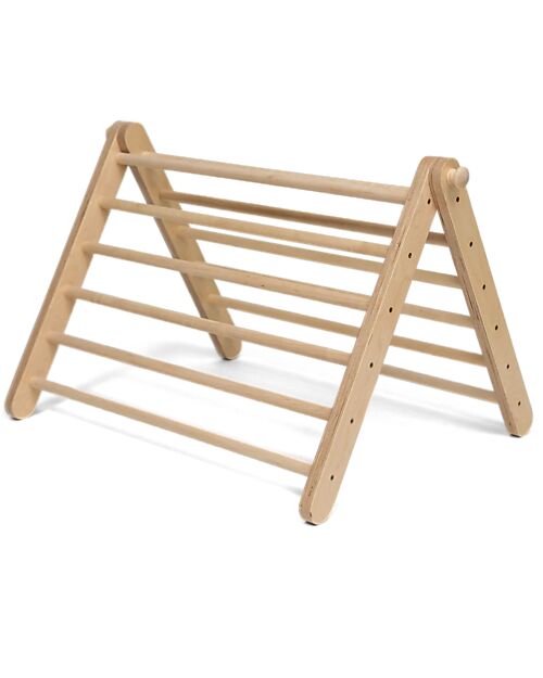 Ette Tete Wooden Sipitri Triangle - Natural - Perfect for Babies Beginning to Stand Montessori Toys