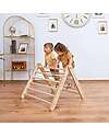 Ette Tete Wooden Sipitri Triangle - Natural - Perfect for Babies Beginning to Stand Montessori Toys