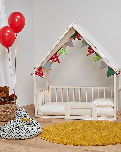 Ettomio 2 in 1 Wooden Safety Bar "così-no-cado" for Ettomio Montessori Bed Montessori Beds