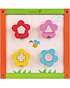 EverEarth 5 in 1 Activity Cube - Hand to Eye Coordination - FSC Certified Wood! Montessori Toys