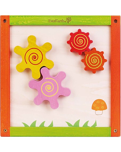 EverEarth 5 in 1 Activity Cube - Hand to Eye Coordination - FSC Certified Wood! Montessori Toys