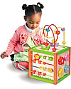 EverEarth 5 in 1 Activity Cube - Hand to Eye Coordination - FSC Certified Wood! Montessori Toys