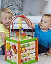 EverEarth 5 in 1 Activity Cube - Hand to Eye Coordination - FSC Certified Wood! Montessori Toys