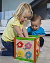 EverEarth 5 in 1 Activity Cube - Hand to Eye Coordination - FSC Certified Wood! Montessori Toys