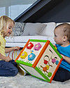 EverEarth 5 in 1 Activity Cube - Hand to Eye Coordination - FSC Certified Wood! Montessori Toys
