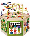 EverEarth 7 in 1 Garden Activity Cube - Hand to Eye Coordination - FSC Certified Wood! Montessori Toys