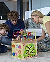 EverEarth 7 in 1 Garden Activity Cube - Hand to Eye Coordination - FSC Certified Wood! Montessori Toys