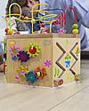 EverEarth 7 in 1 Garden Activity Cube - Hand to Eye Coordination - FSC Certified Wood! Montessori Toys