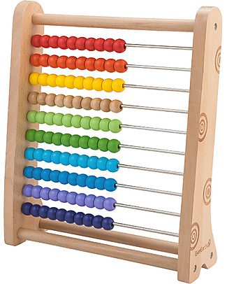 EverEarth Abacus - Learning to Count - High Quality FSC Wood! Wooden Stacking Toys