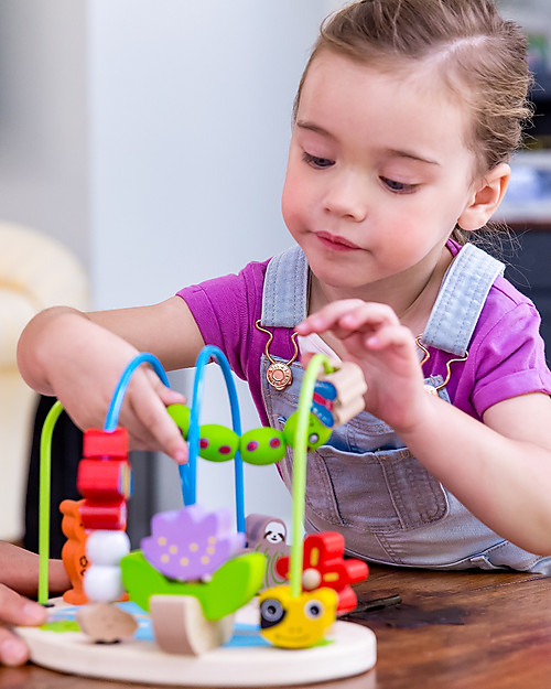 EverEarth Amazon Bead Fun - FSC certified wood! Montessori Toys