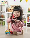 EverEarth Building Blocks, 50 pieces - Castle - High Quality FSC Certified Wood! Wooden Blocks and Construction Sets