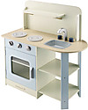 EverEarth Classic Play Kitchen - FSC Certified Wood Story Making Games