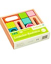 EverEarth Discovery Blocks - Many Different Geometric Shapes - FSC Certified Wood! Wooden Blocks and Construction Sets