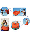 EverEarth EZAir Inflatable Rangi Chair, Orange - For Parties or at the Beach! Outdoor Games and Toys_