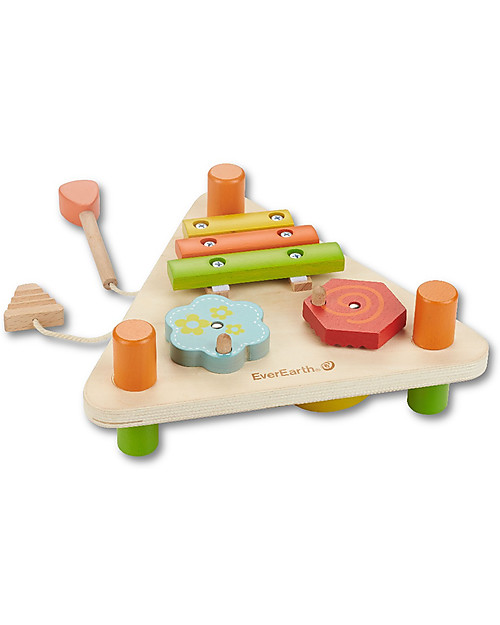 EverEarth Flip Over Triangle Musical Set - FSC certified wood! Pretend Play