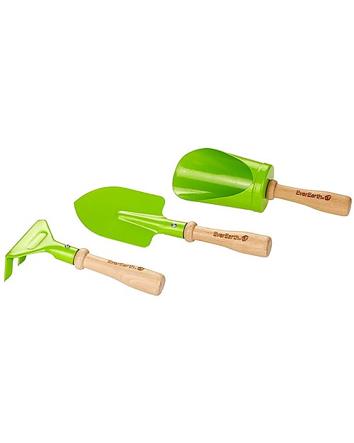 EverEarth Garden Hand Tool Set - 3 Pieces - High Quality FSC Certified Wood! Gardening Toys