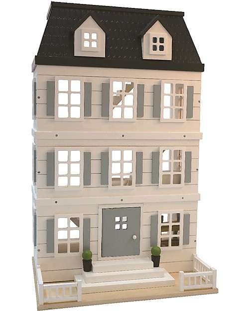 EverEarth Georgian Doll House - FSC certified wood - 11 accessories included! Dolls Houses