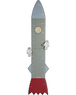EverEarth Height Chart for Kids, Rocket - FSC Certified Wood! Room Decorations