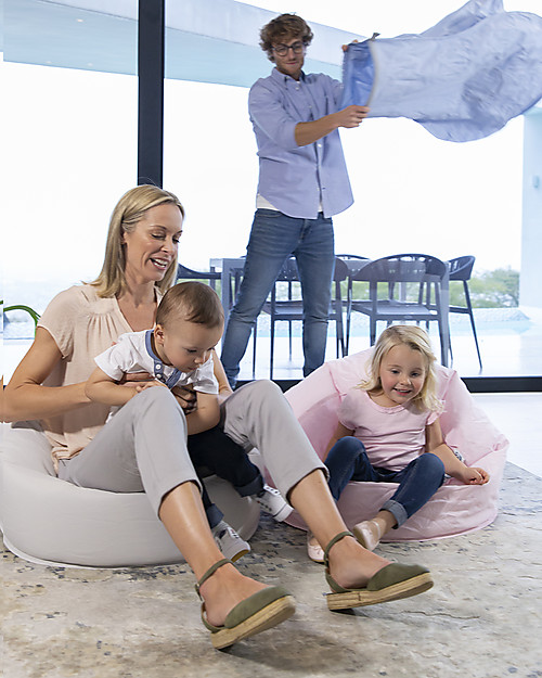 EverEarth Inflatable Beanbag Chair, Pink - For Bedrooms or at the Beach! Outdoor Games and Toys_