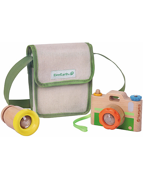 EverEarth Kid's Camera - Encourage Walking - FSC Certified Wood Outdoor Games and Toys_