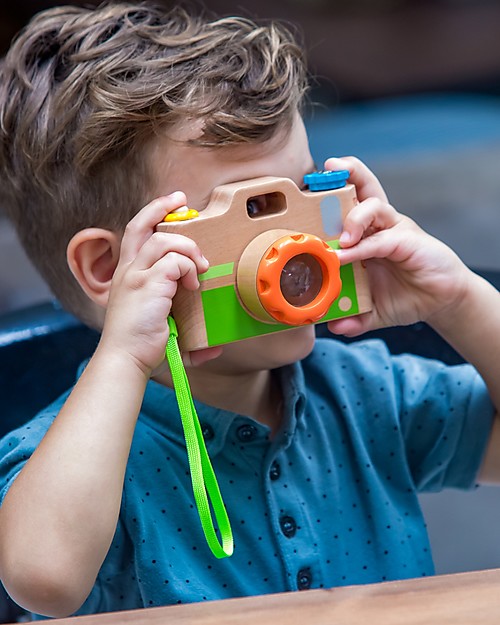 EverEarth Kid's Camera - Encourage Walking - FSC Certified Wood Outdoor Games and Toys_