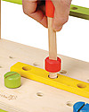 EverEarth Large WorkBench with Tools Toy - Stimulates Manual Skills - FSC Certified Wood! Wooden Toy Tools