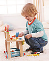 EverEarth Large WorkBench with Tools Toy - Stimulates Manual Skills - FSC Certified Wood! Wooden Toy Tools