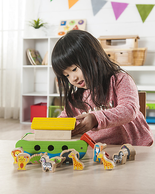 EverEarth Little Noah's Ark - FSC Certified Wood! Wooden Animals