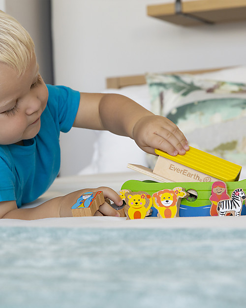 EverEarth Little Noah's Ark - FSC Certified Wood! Wooden Animals