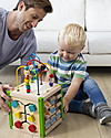 EverEarth My First Multi-play Activity Cube - Hand to Eye Coordination - FSC Certified Wood! Montessori Toys
