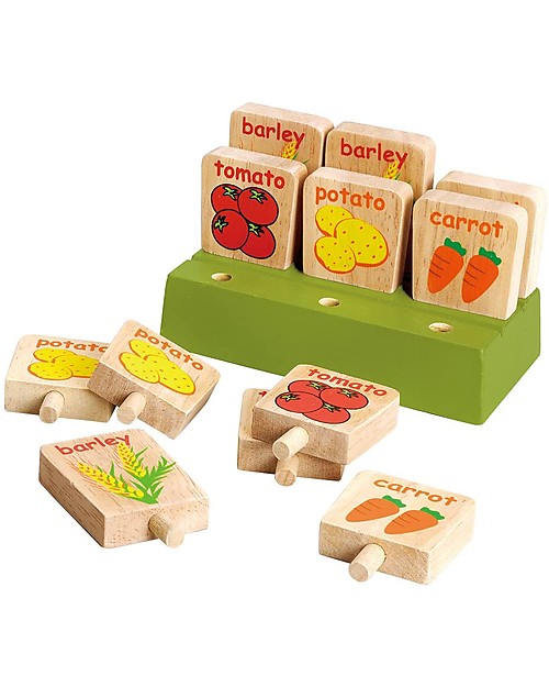 EverEarth Organic Farm Set - FSC Certified Wood! Story Making Games